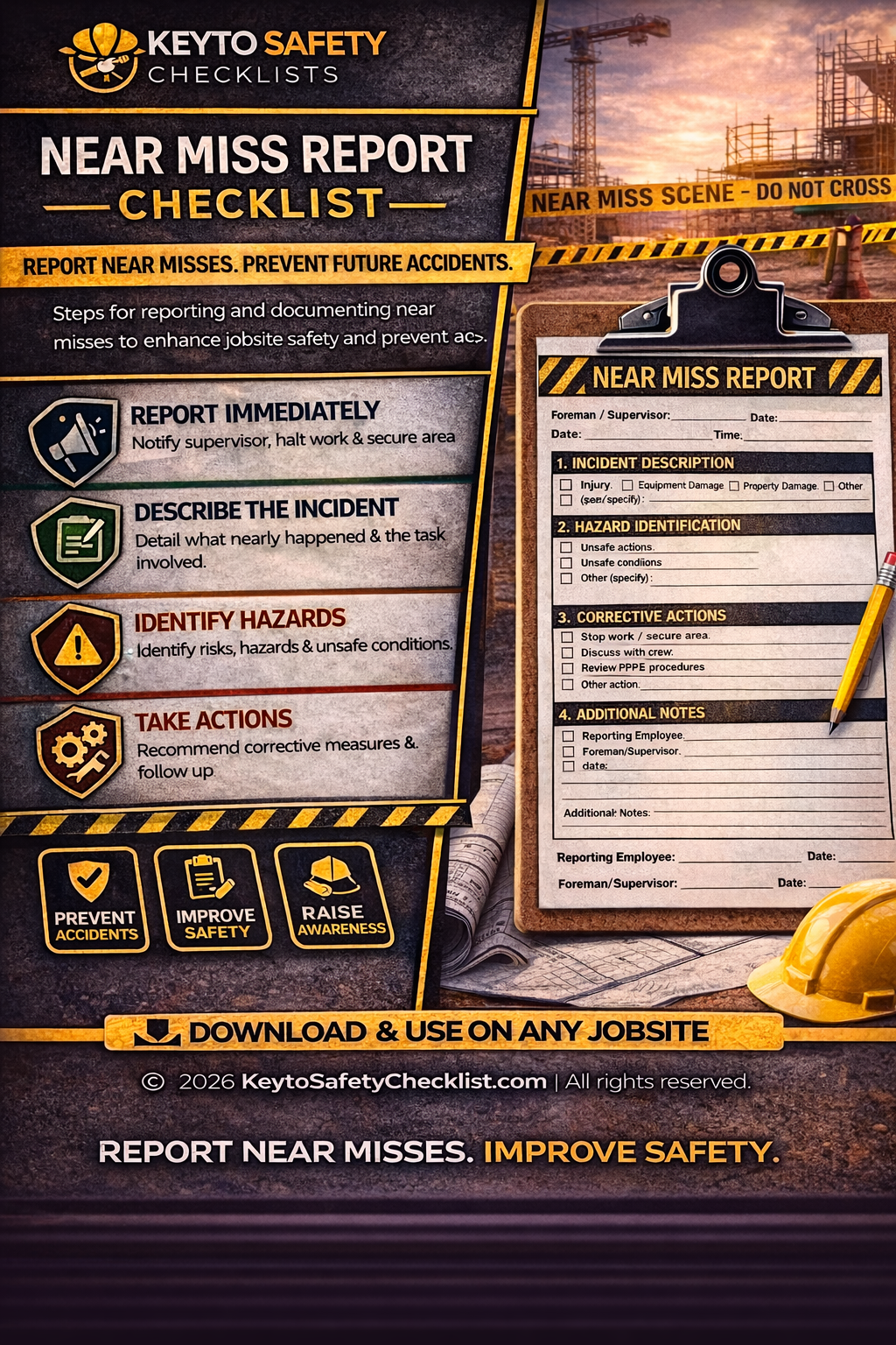 Near Miss Report Checklist