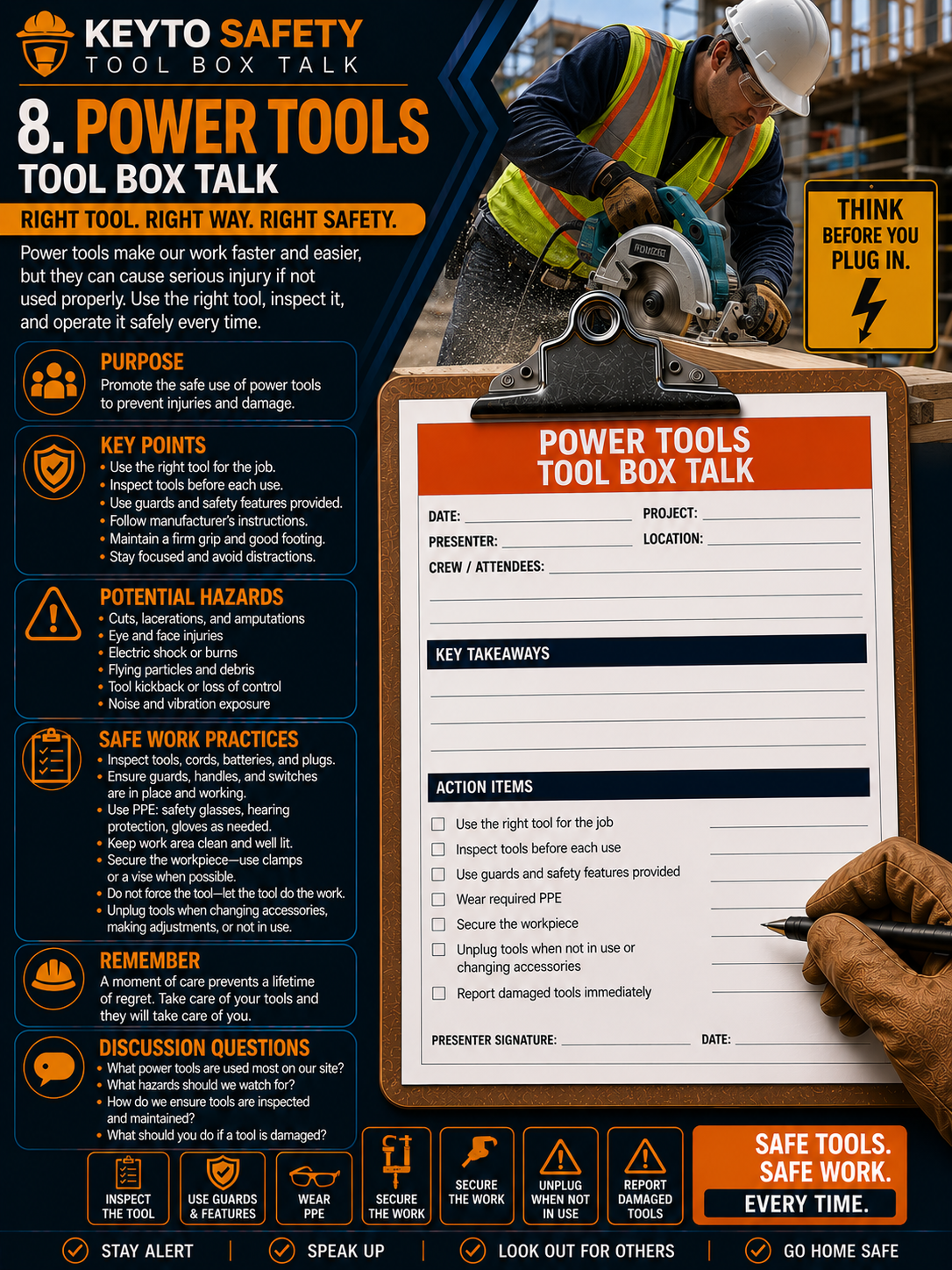 Power Tools Toolbox Talk