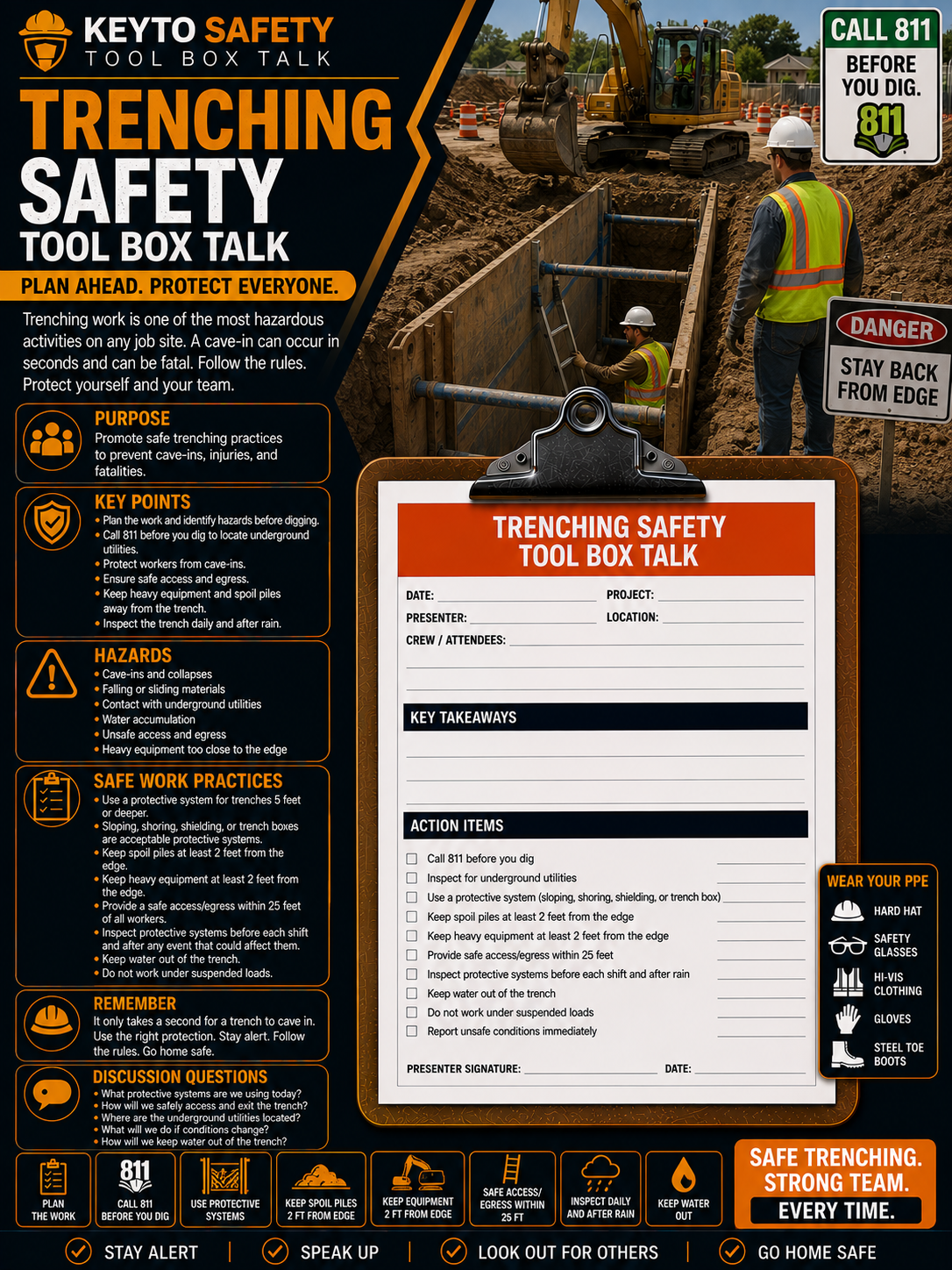 Trenching Safety Toolbox Talk