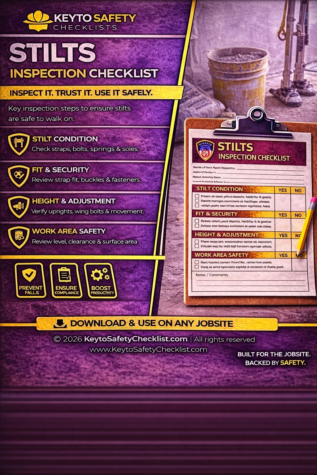 Stilts Safety Checklist