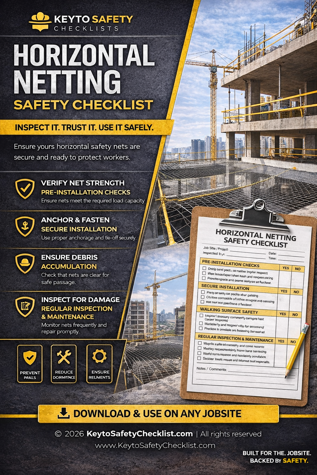 Horizontal Netting Checklist