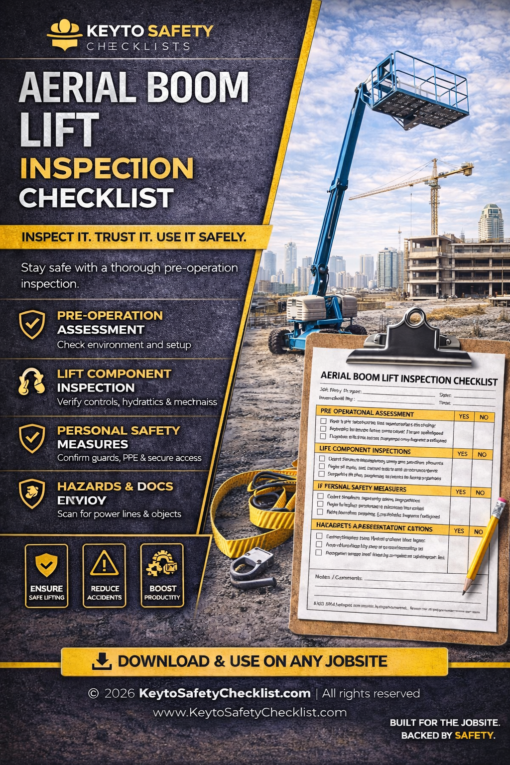 Aerial Boom Checklist