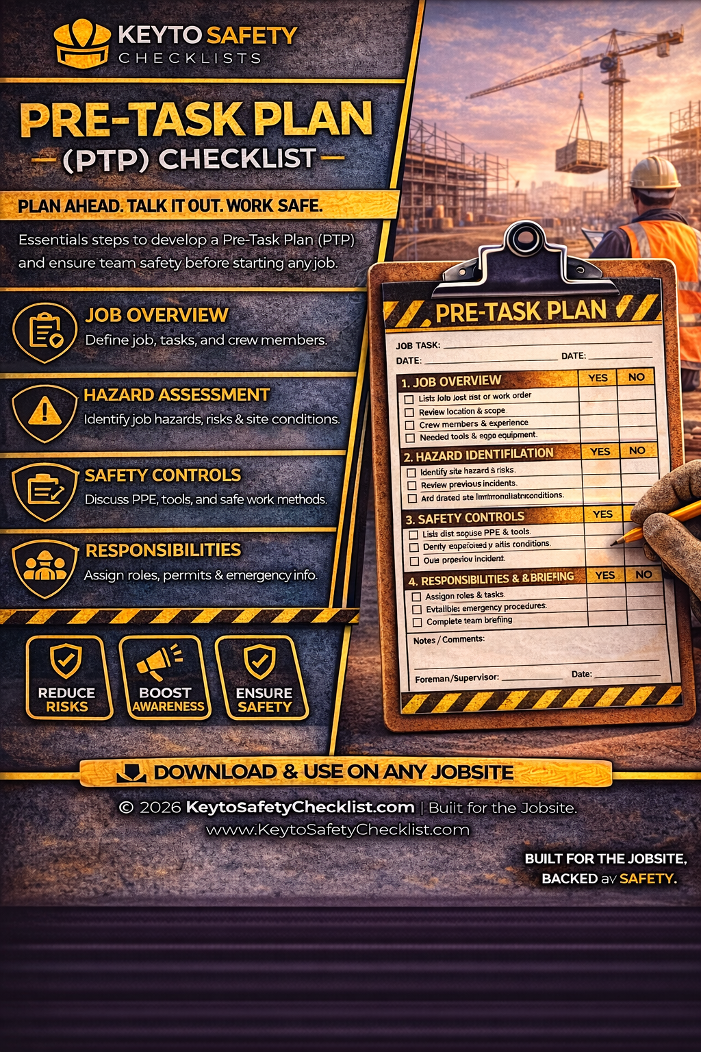 Pre-Task Plan Checklist