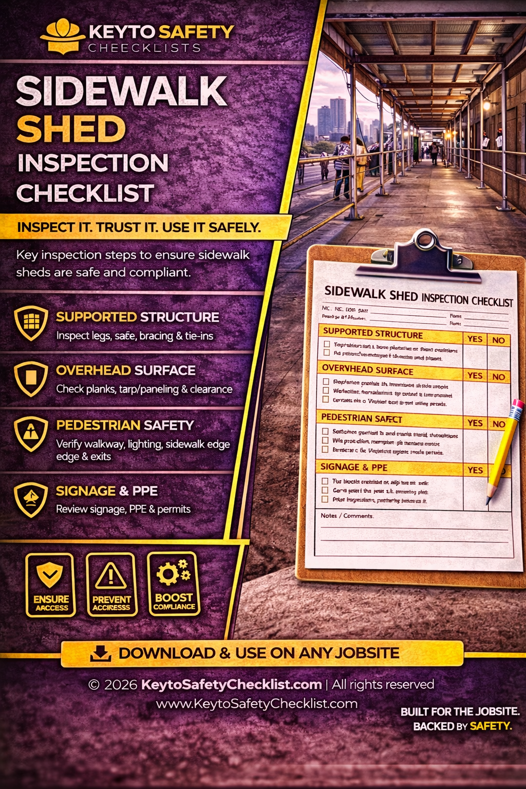 Sidewalk Shed Checklist