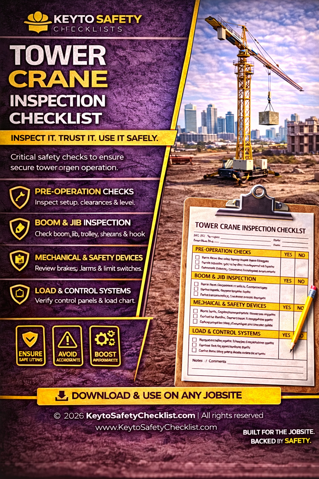 Tower Crane Checklist