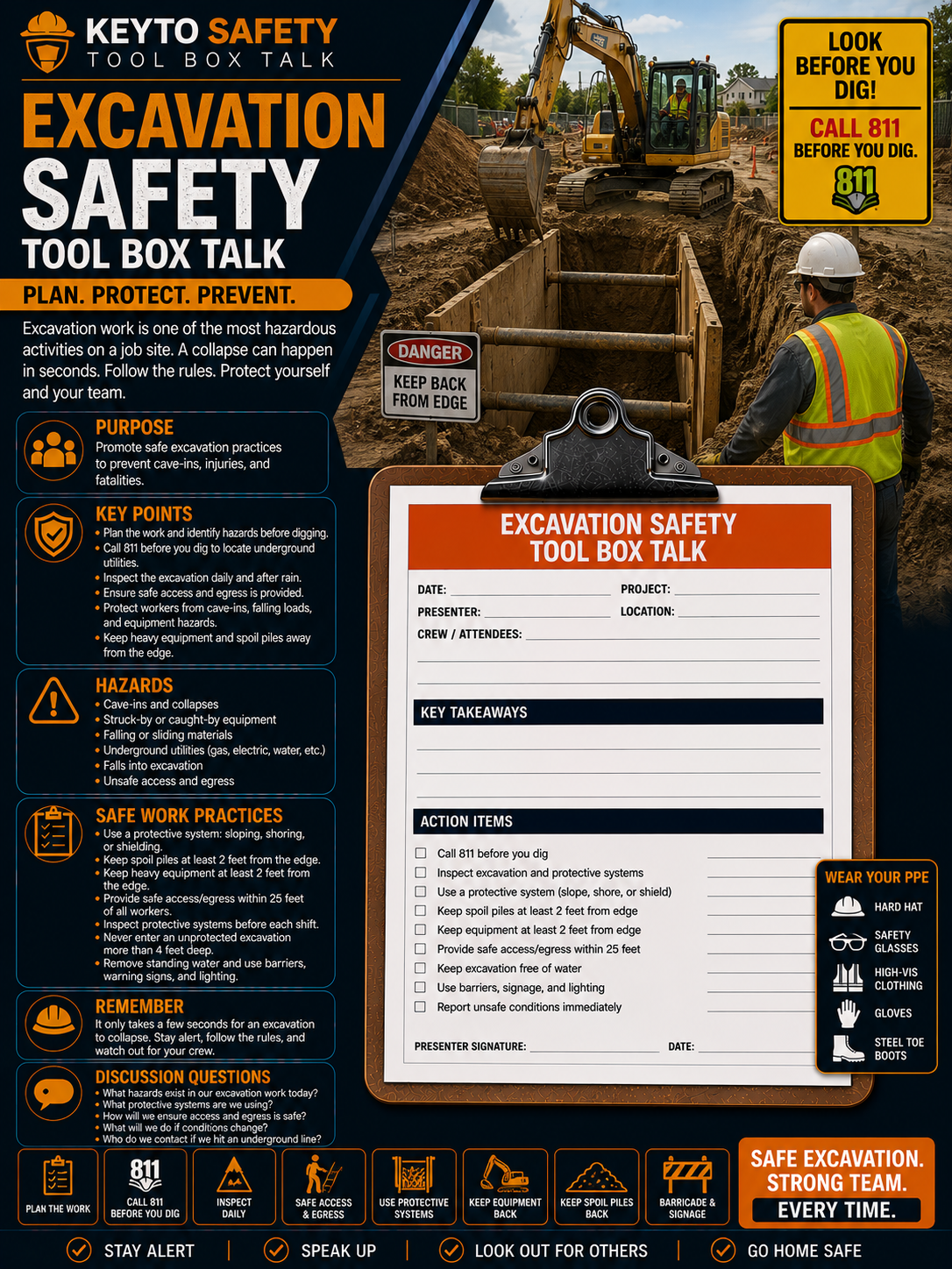 Excavation Safety Toolbox Talk