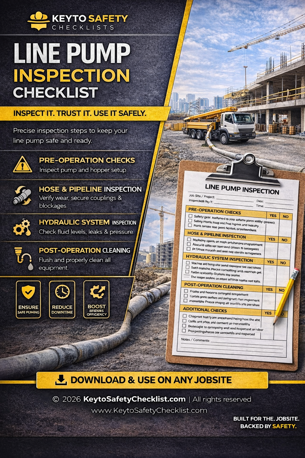 Line Pump Checklist